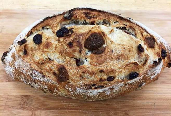 Puratos white chocolate cranberry bread